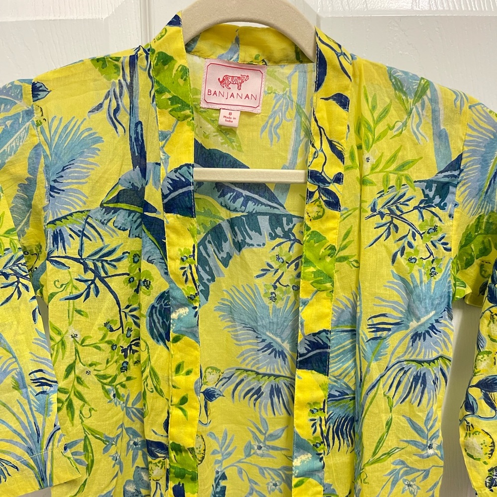 Banjanan Girls Pattern Kimono Robe - Picture 3 of 11